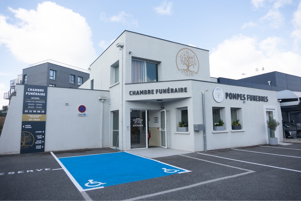 pompes funèbres gimenez funérarium quint fonsegrives extérieur